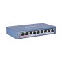 Hikvision | 8-Port Gigabit Switch | DS-3E0109P-E(C) | Unmanaged | Desktop | 1 Gbps (RJ-45) ports quantity | 10 Gbps (RJ-45) port - 3